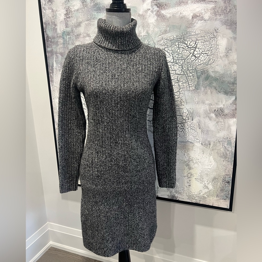 MICHAEL Michael Kors Grey Knit Sweater Dress